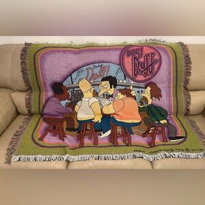 Vintage The Simpsons blanket